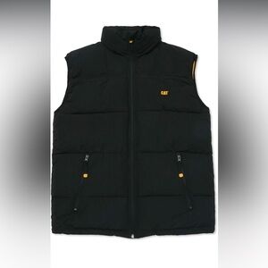 Caterpillar Men's Black Quilted Vest